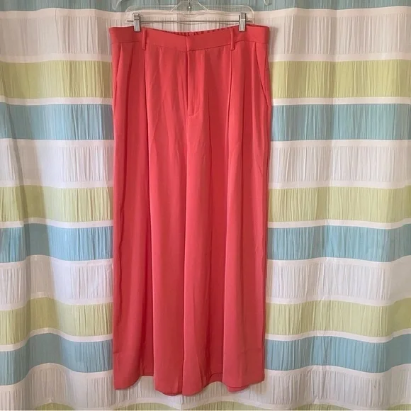 NWT Pink Wide Leg Boho Chic Pants Tronjori from Amazon Sz XXL - Picture 3 of 6